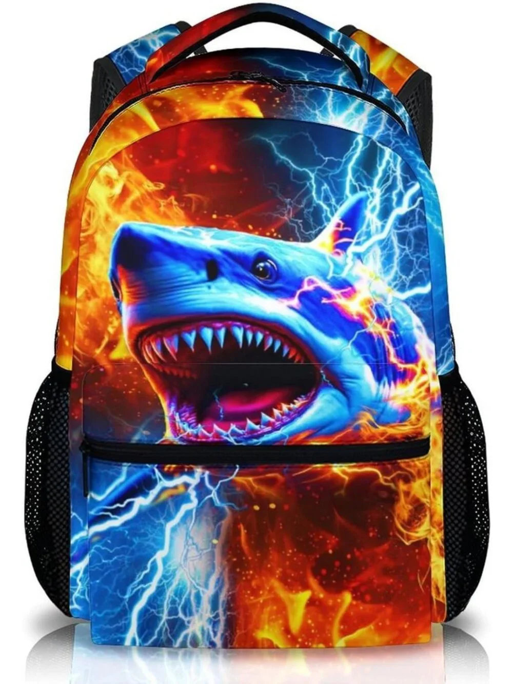 Cool Shark Backpack for Boys - Lightweight 17